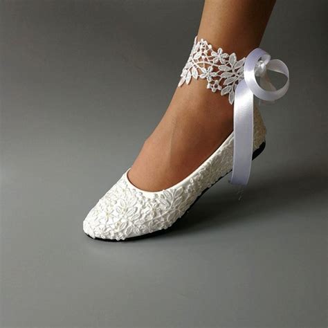 ivory flat wedding shoes